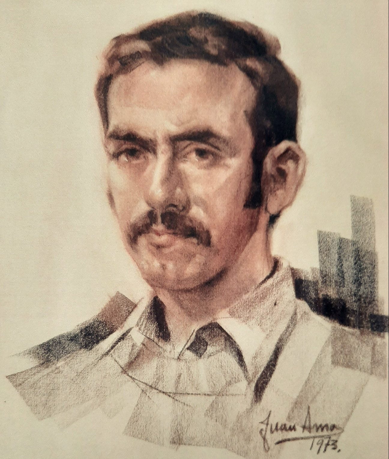AURELIO PRETEL MARÍN. Retrato Dibujo de Juan Amo.