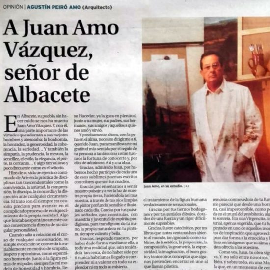 Juan Amo Vázquez - Portada Prensa