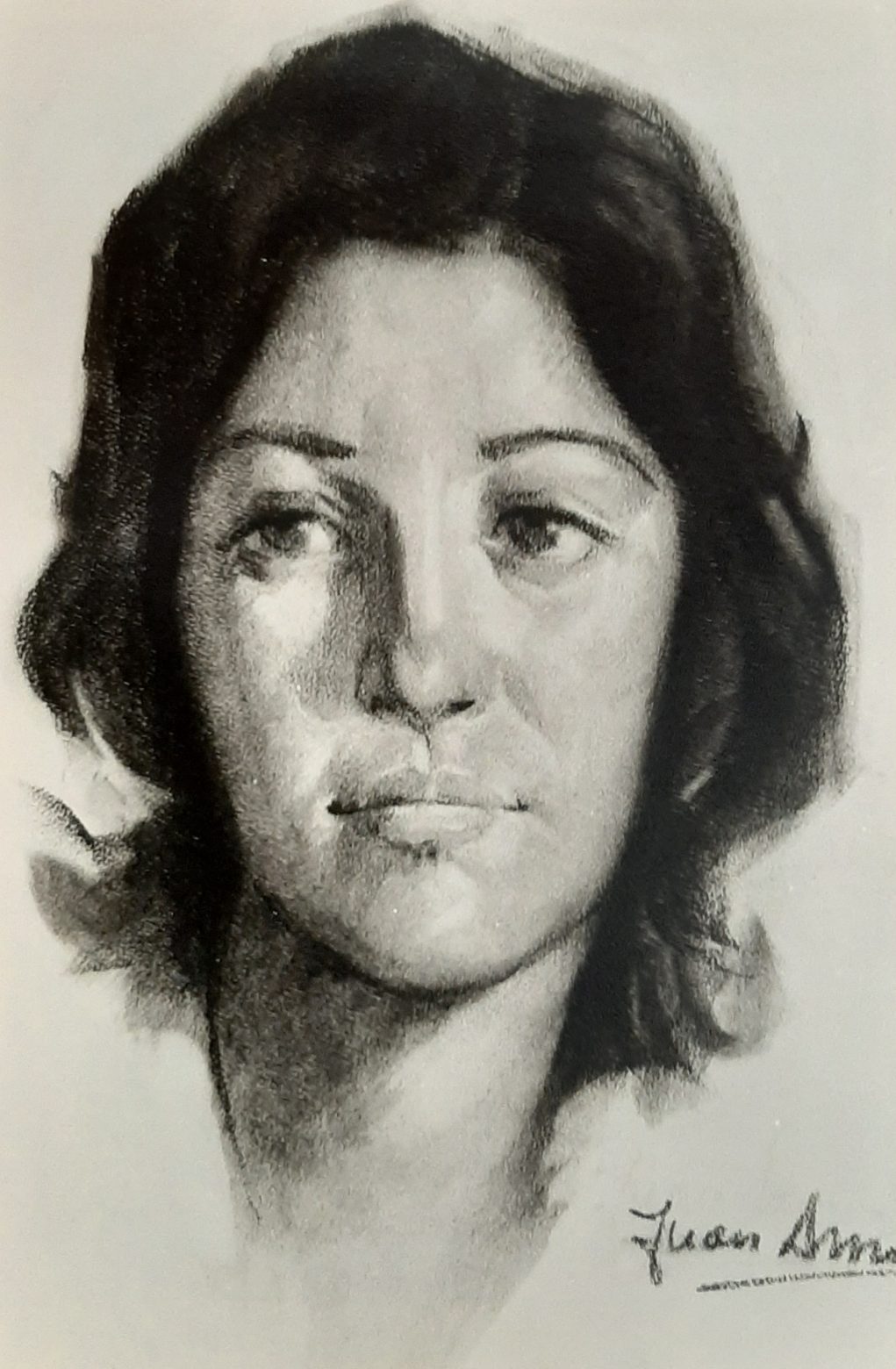 Retrato Dibujo de Juan Amo.